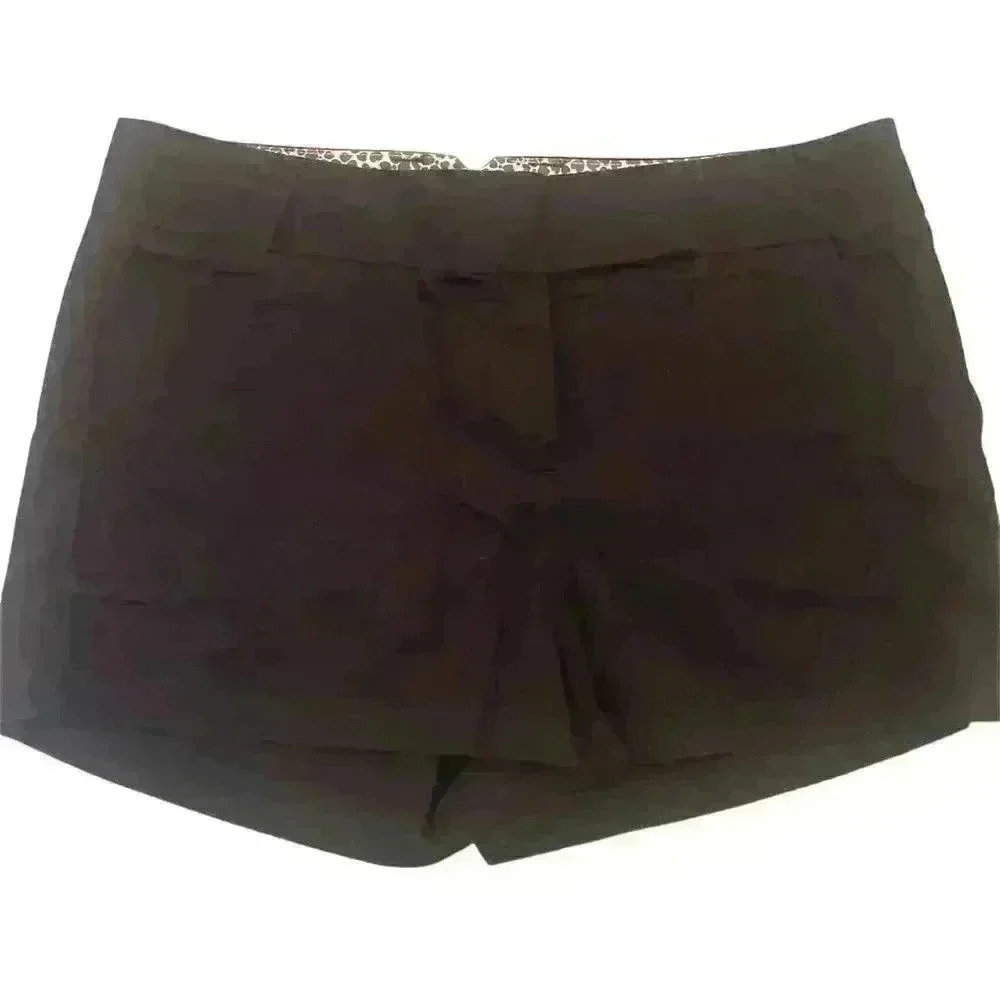 J. Crew Classic Chino Black Shorts 3 inch inseam Exc Con size 6